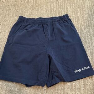 Sporty and rich navy shorts size xl nwot